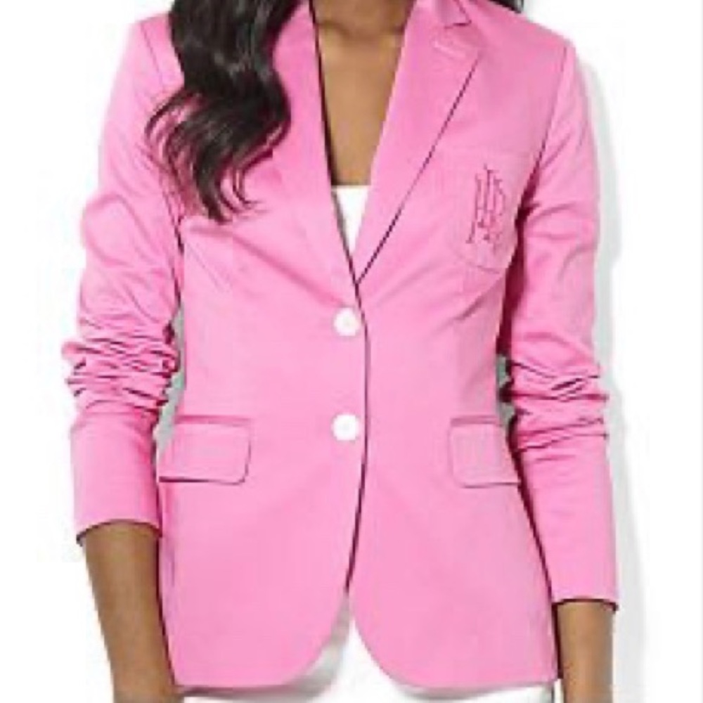 Lauren Ralph Lauren BUBBLEGUM PINK blazer 💕